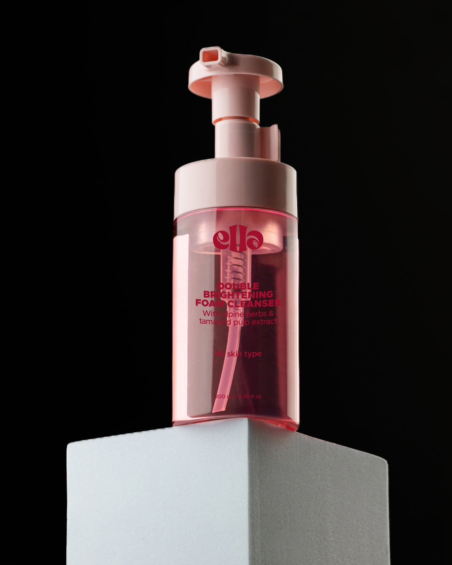 Double brightening foam cleanser