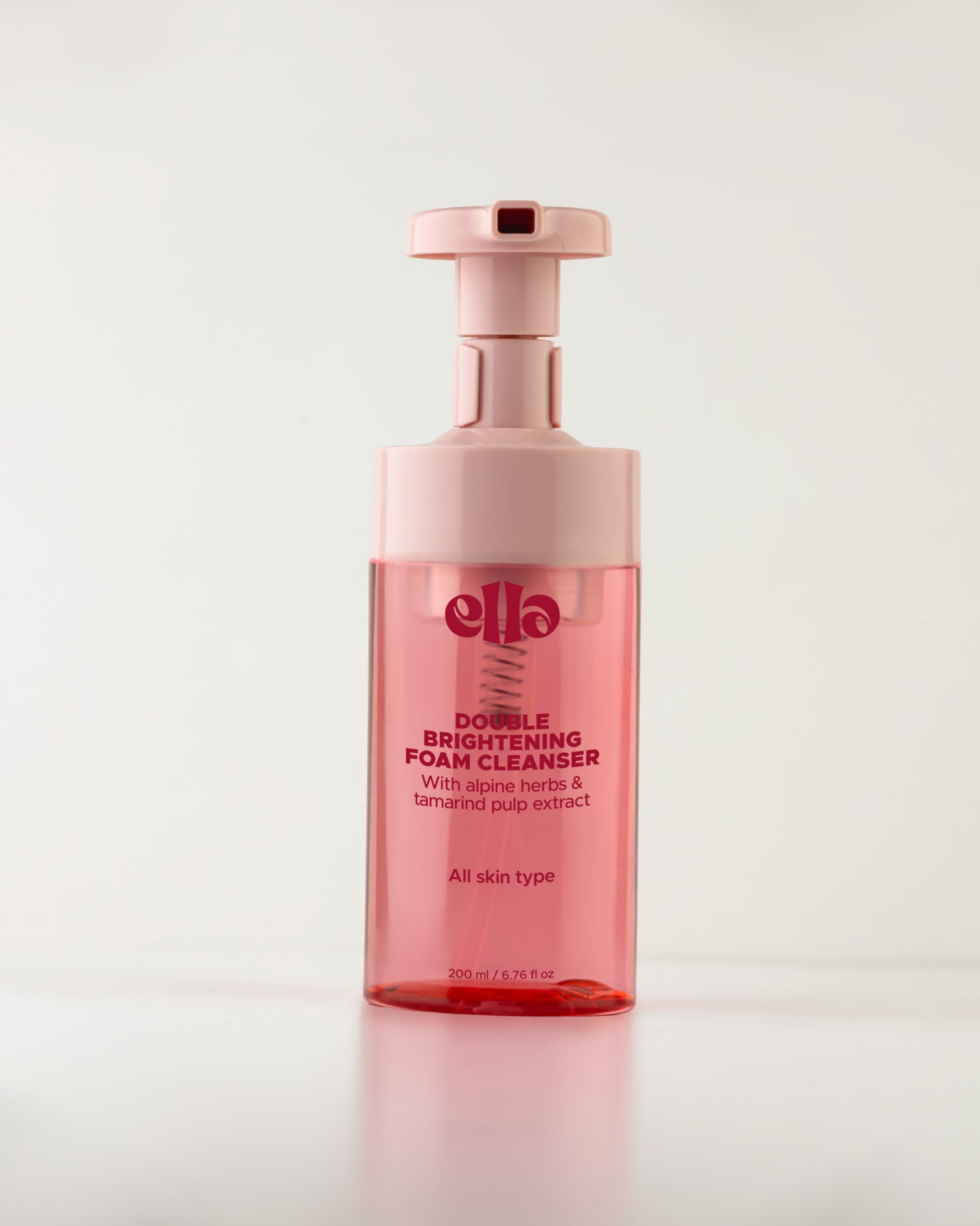 Double brightening foam cleanser