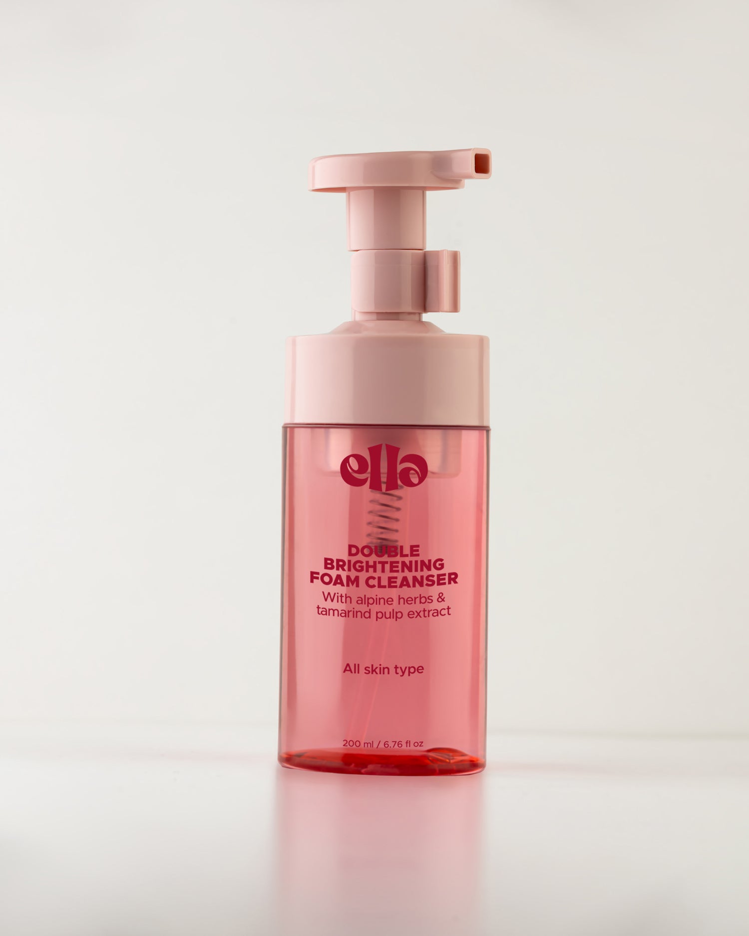 Double brightening foam cleanser