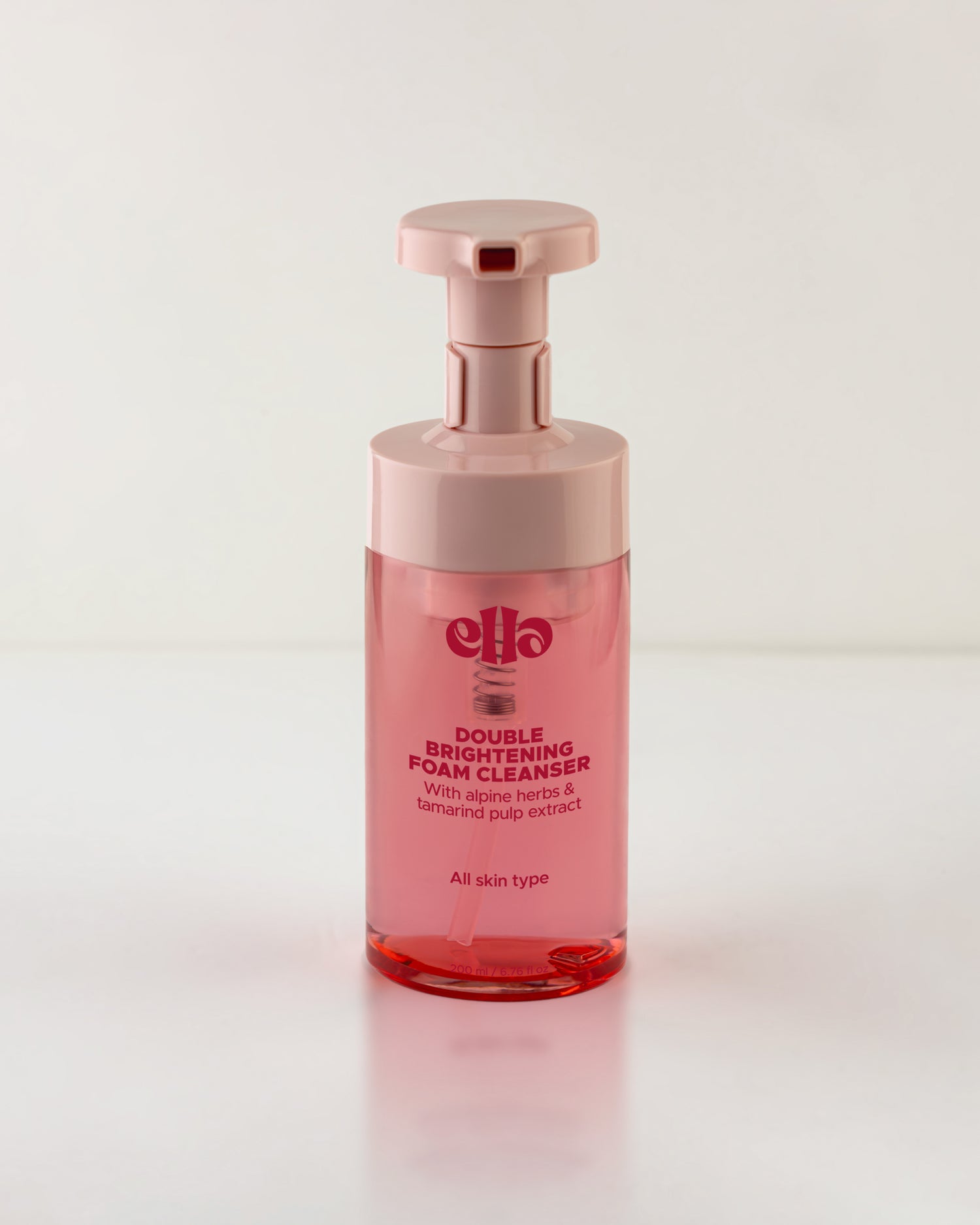 Double brightening foam cleanser